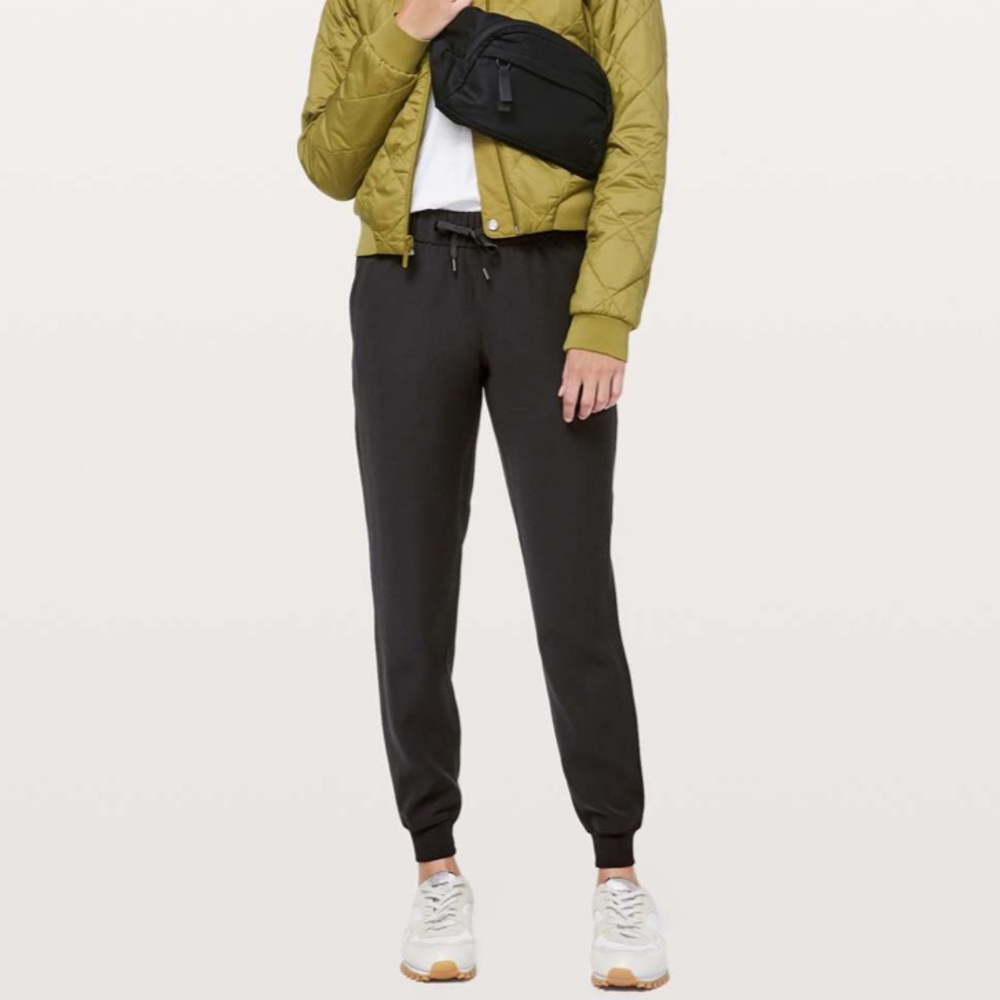 Lululemon Athletica Black Joggers with Sleek Design